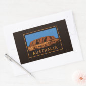 Australië Uluru Rechthoekige Sticker (Envelop)