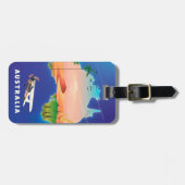 Australië vakantie reisposter bagagelabel (Voorkant horizontaal)