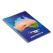 Australië vakantie reisposter notitieboek (Rechterzijde)