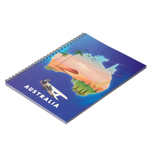 Australië vakantie reisposter notitieboek (Linkerzijde)