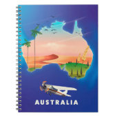Australië vakantie reisposter notitieboek (Voorkant)