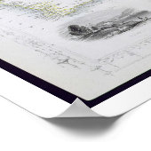 Australië, van een reeks Wereldkaarten die door Poster (Hoek)