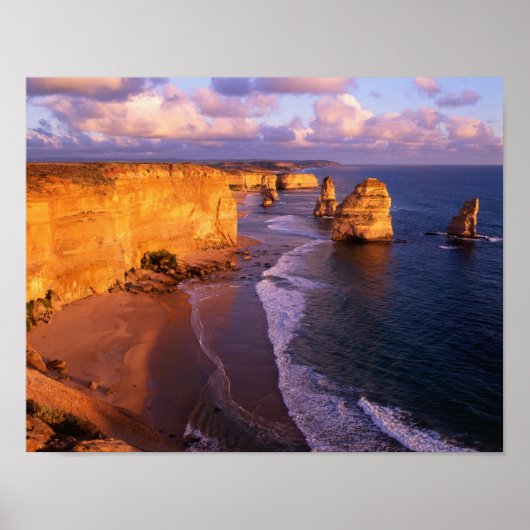 Australië, Victoria. 12 Postzegels, haven Poster (Voorkant)