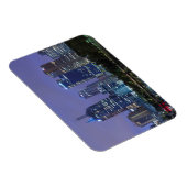 Australië, Victoria, Melbourne, along skyline Magneet (Rechterzijde)