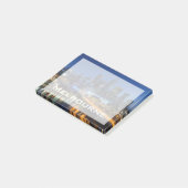 Australië, Victoria, Melbourne, silhouet met Post-it® Notes (Schuin)