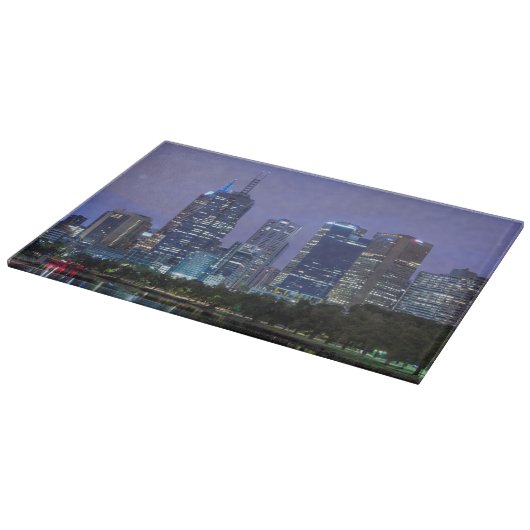 Australië, Victoria, Melbourne, skyline langs Snijplank (Hoek)