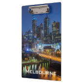 Australië, Victoria, Melbourne, skyline met Klembord (Links)