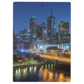 Australië, Victoria, Melbourne, skyline met Klembord (Achterkant)