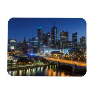 Australië, Victoria, Melbourne, skyline met Magneet