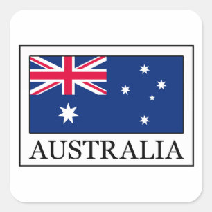 Australië Vierkante Sticker