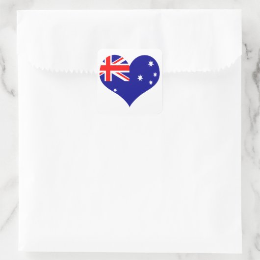 Australië Vierkante Sticker (Tas)