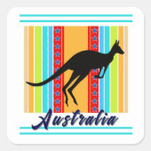 Australië Vierkante Sticker (Voorkant)