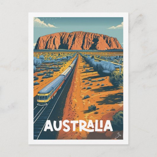 Australië Vintage Beroemde Reisplaats Briefkaart (Voorkant)