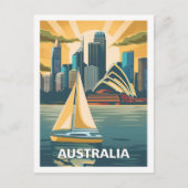 Australië Vintage Beroemde Reisplaats Briefkaart (Voorkant)