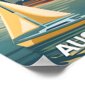 Australië Vintage Beroemde Reisplaats Poster (Hoek)