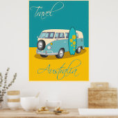 Australië vintage poster (Keuken)
