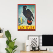 Australië Vintage Reisposter Print (Thuiskantoor)