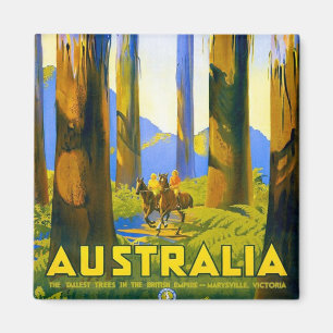 Australië - Vintage Travel Magneet
