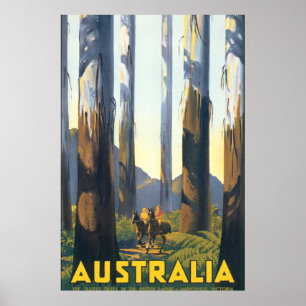 Australië Vintage Travel Poster