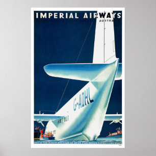 Australië Vintage Travel Poster