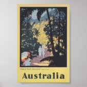 Australië Vintage Travel Poster (Voorkant)