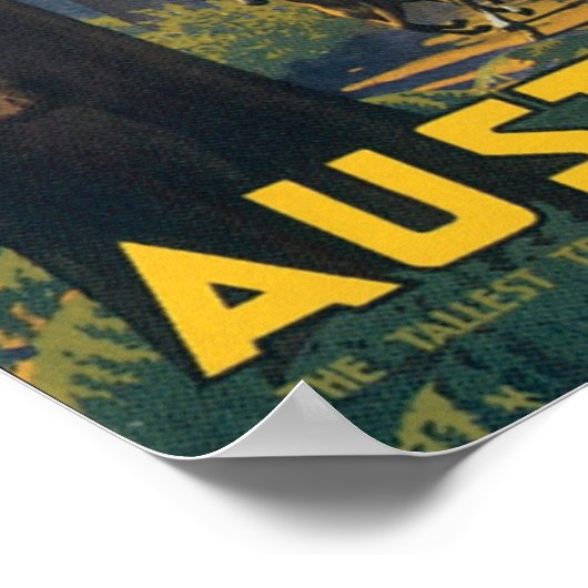 Australië Vintage Travel Poster (Hoek)