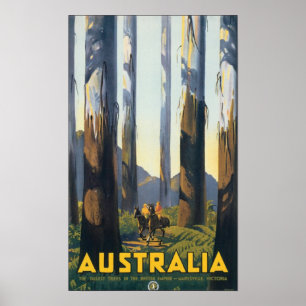 Australië Vintage Travel Poster
