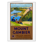 Australië Vintage Travel Poster teruggezet (Voorkant)