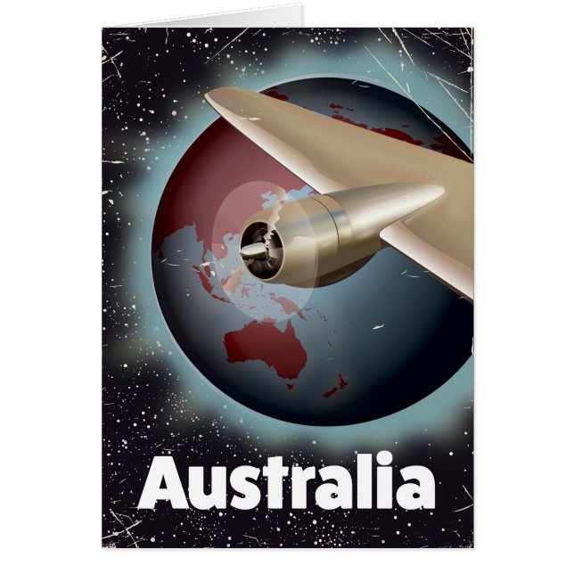 Australië vintage vakantieposter (Voorkant)