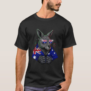 Australië Vlag Australische Kangoeroe T-shirt