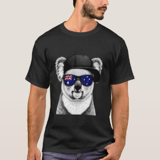 Australië Vlag Australische Koala Lange Mouwen 1 T-shirt