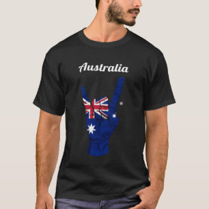 Australië Vlag Australische wortels T-shirt