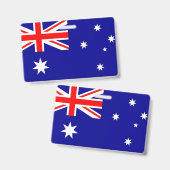 Australië Vlag Badge (Voor- en achterkant)