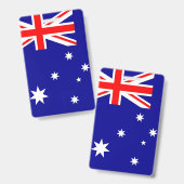 Australië Vlag Badge (Voor- en achterkant)
