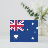 australië vlag briefkaart (Staand voorkant)