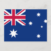 australië vlag briefkaart (Voorkant)