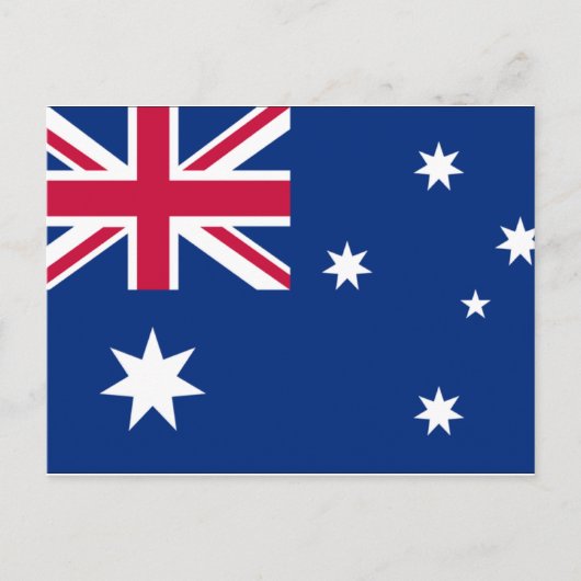 australië vlag briefkaart (Voorkant)