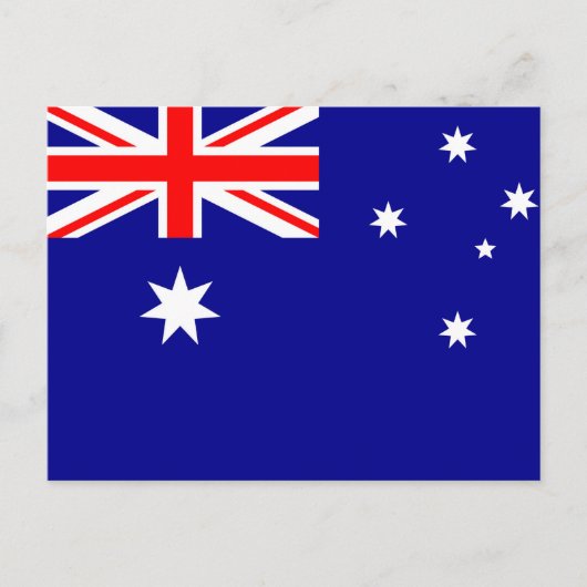 Australië Vlag Briefkaart (Voorkant)