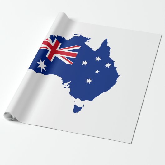 Australië vlag cadeaupapier (Uitgerold)