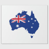 Australië vlag cadeaupapier (Vlak)