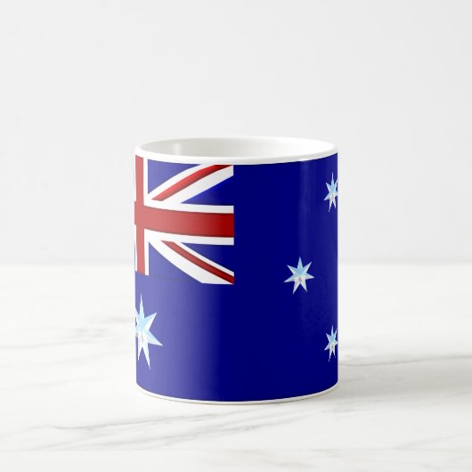 Australië Vlag Chrome Koffie Mok (Center)
