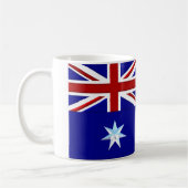 Australië Vlag Chrome Koffie Mok (Links)