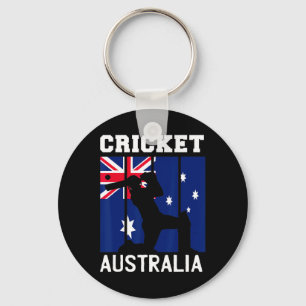 Australië Vlag Cricket Fans Speler Coach Australië Sleutelhanger