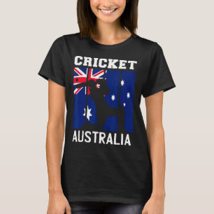 Australië Vlag Cricket Fans Speler Coach Australië T-shirt