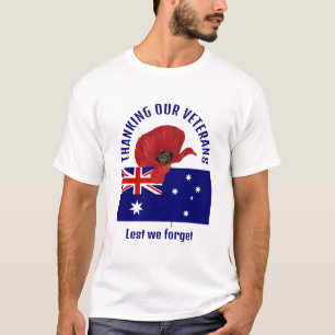 Australië Vlag DANK JE VETERANEN T-shirt