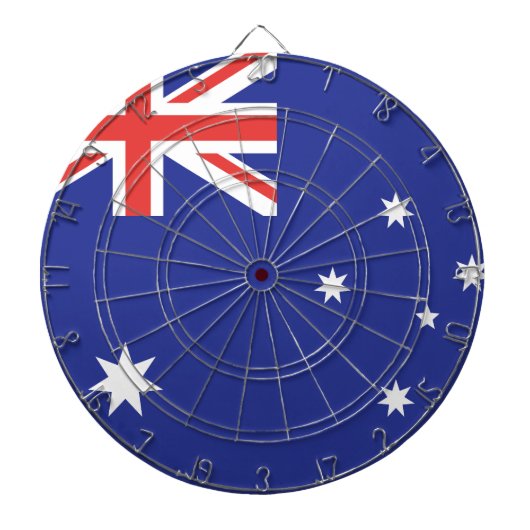 Australië Vlag Dartbord (Voorkant)