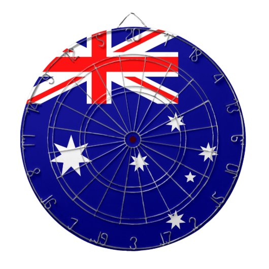 Australië Vlag Dartbord (Voorkant)