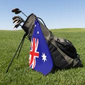 Australië Vlag Golfhanddoek (Groen)