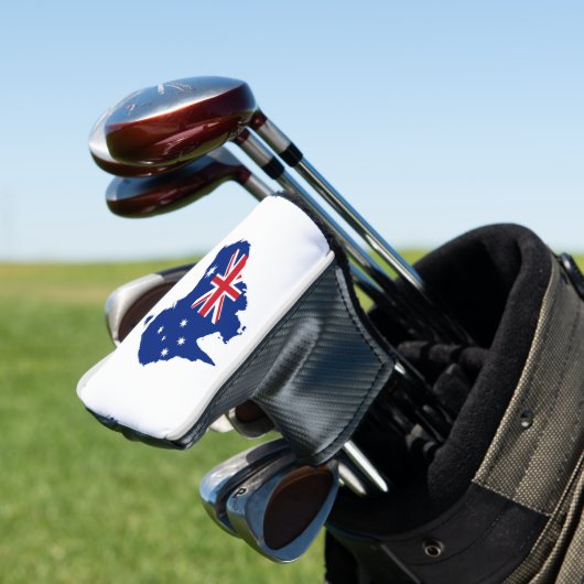 Australië vlag golfheadcover (Insitu)