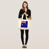Australië Vlag Grote Tote Bag (Voorkant (model))